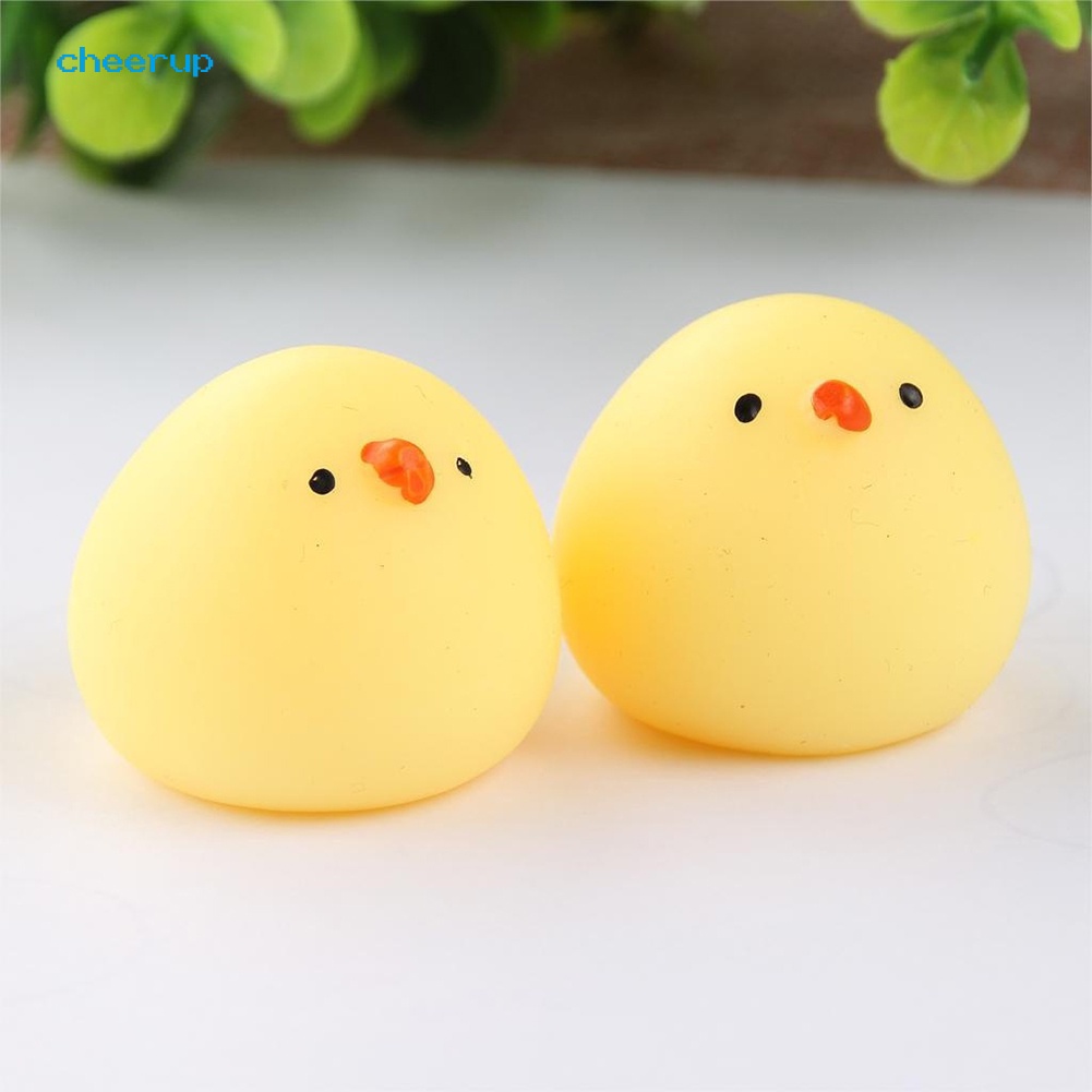 Đồ Chơi Squishy Hình Gà Con Dễ Thương Giúp Giảm Căng Thẳng