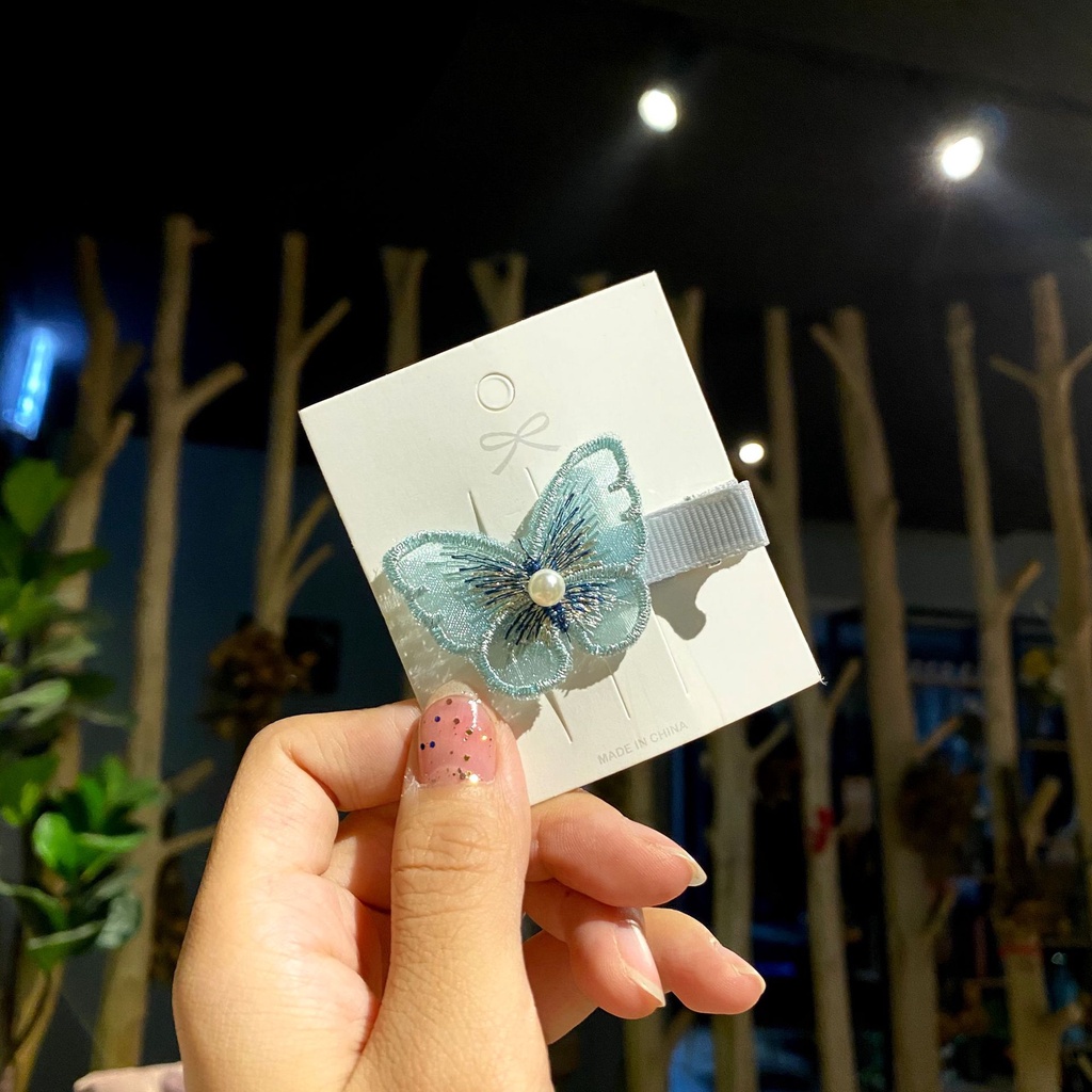 Kẹp Tóc Hình Bướm Dễ Thương Phong Cách Hàn Quốc