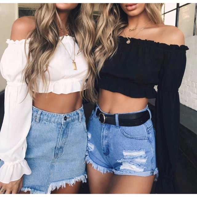 Crop bệt vai