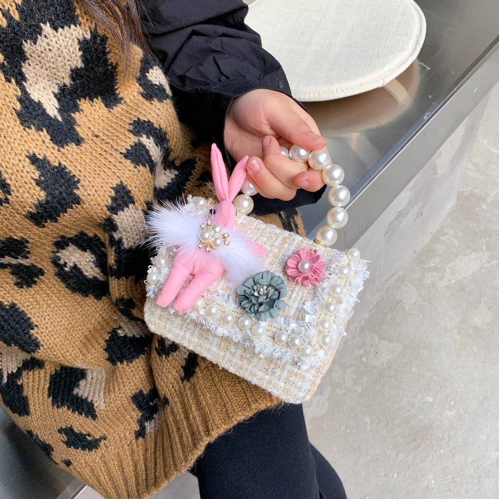 Túi xách mini đẹp đeo chéo phong cách Hàn Quốc cho bé gái đi chơi tết