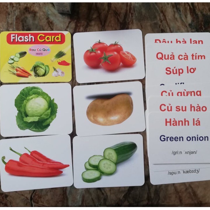 FlashCard 288 thẻ - thẻ học thông minh cỡ to 15 chủ đề gồm 1 chủ đề tô màu cho bé theo phương pháp Glenn Doman