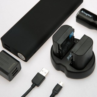 Bộ Pin, Sạc đôi CANON LP-E6 cho 70D, 60D, 6D, 7D, 5DII...- KingMa Chính hãng