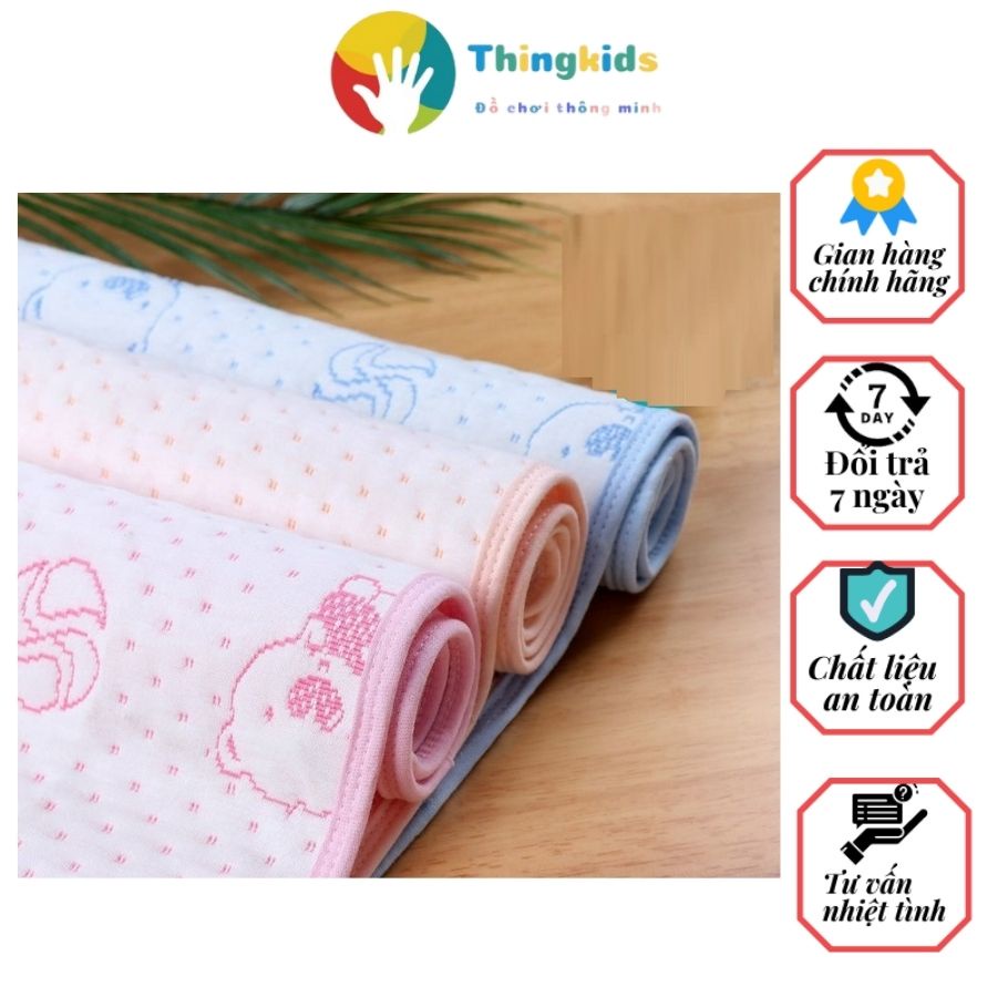Chiếu lụa trẻ em kèm gối siêu mềm và thoáng - Thingkids