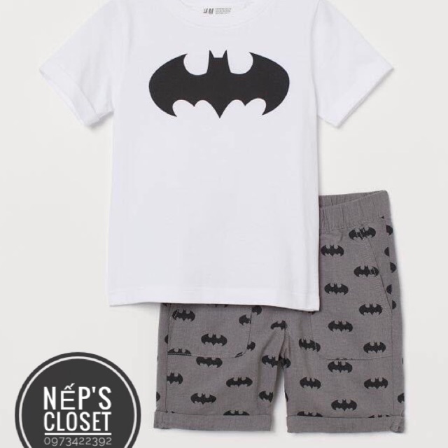 Set quần áo hình BatMan [ ẢNH THẬT ]