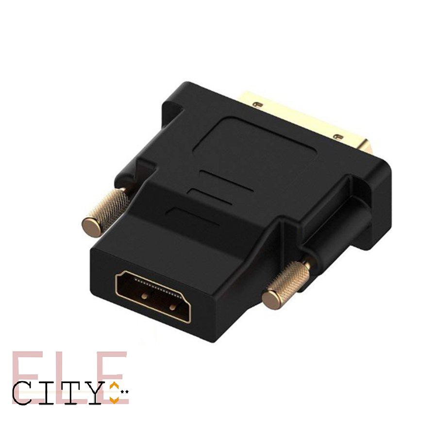 107ele Dvi Male To Hdmi Female Adapter 24 + 5 Pin Dvi-D Male Connector To Hdmi Female