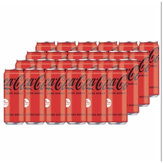 Thùng 24 lon nước giải khát không đường coca cola zero 320ml/lon