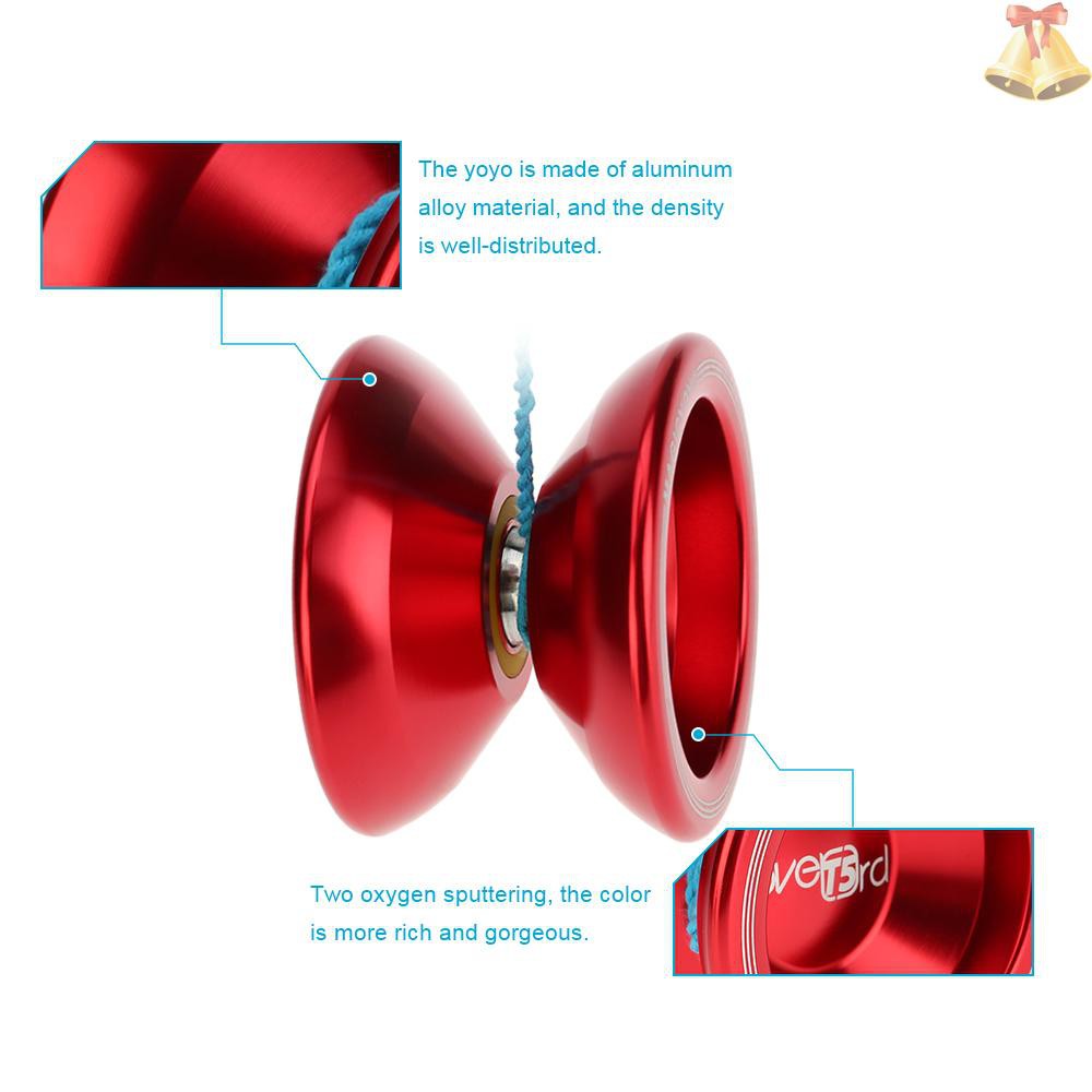 Yoyo T5 bằng hợp kim nhôm kim loại 8 bi kèm dây chuyên dụng cho trẻ