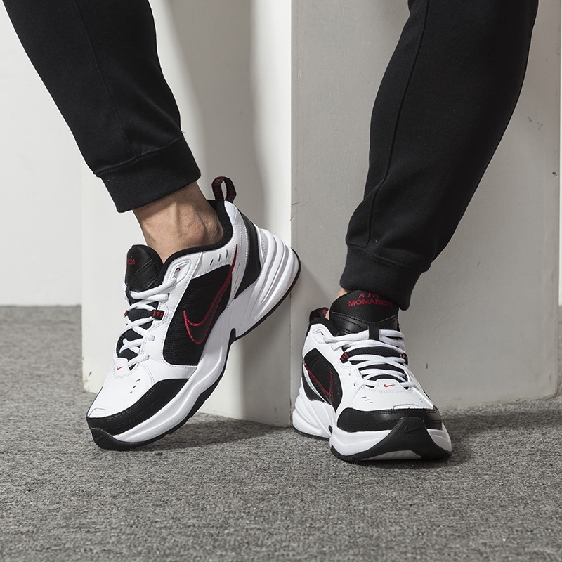 Giày Thể Thao Nike Hàng Chính HãngGiày Sneaker Nike Air Monarch IV White Black Red /White Blue - Simple Sneaker