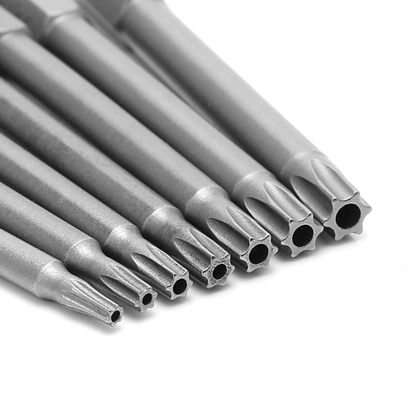 Bộ 7 đầu tua vít từ tính torx 75mm T8-T30 5/8 cm chất lượng cao