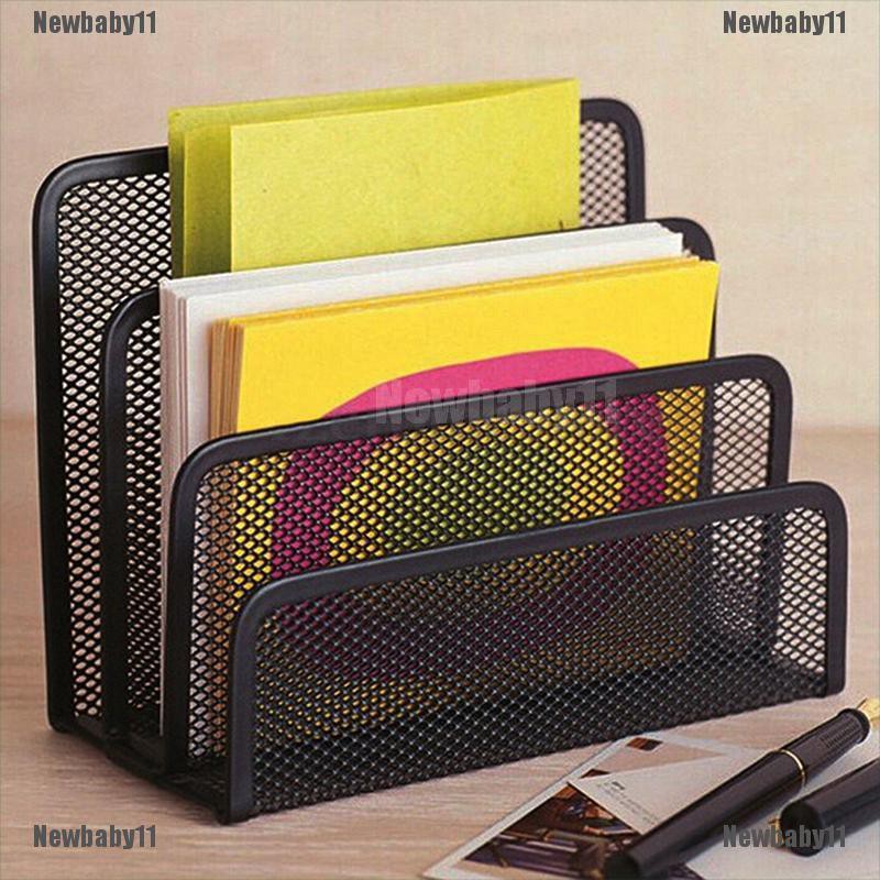 Khay Lưới Đen In Chữ Dùng Đựng Tài Liệu Giấy Tờ Tiện Dụng