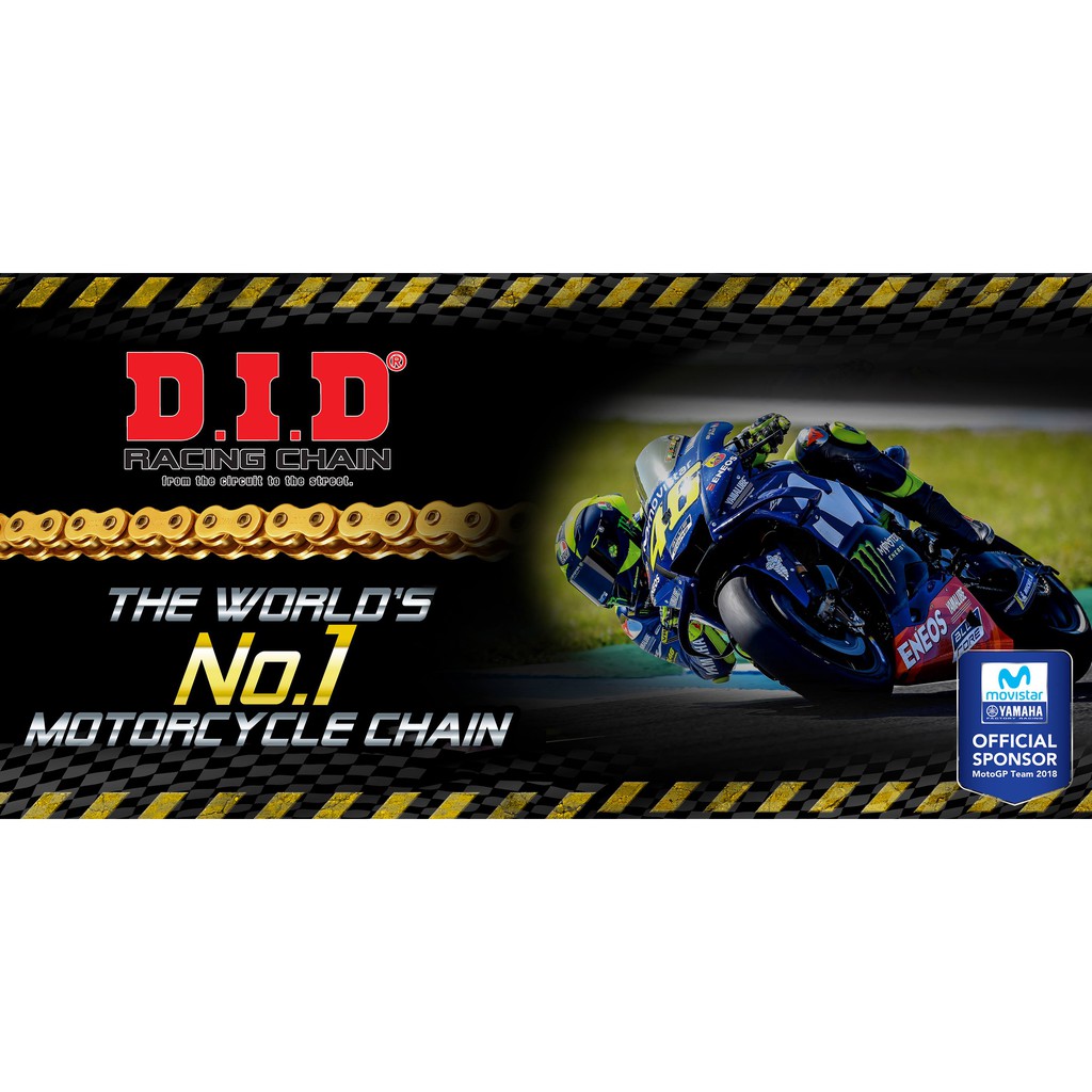 Sên nhông đĩa DID Yamaha Jupiter RC Fi - HDS 10 ly Thái Lan B1 mã sp