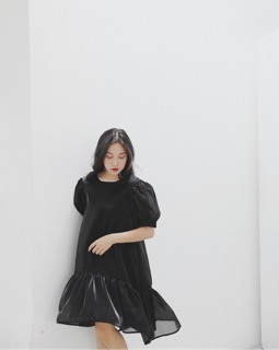 Đầm Organza kính đuôi cá
