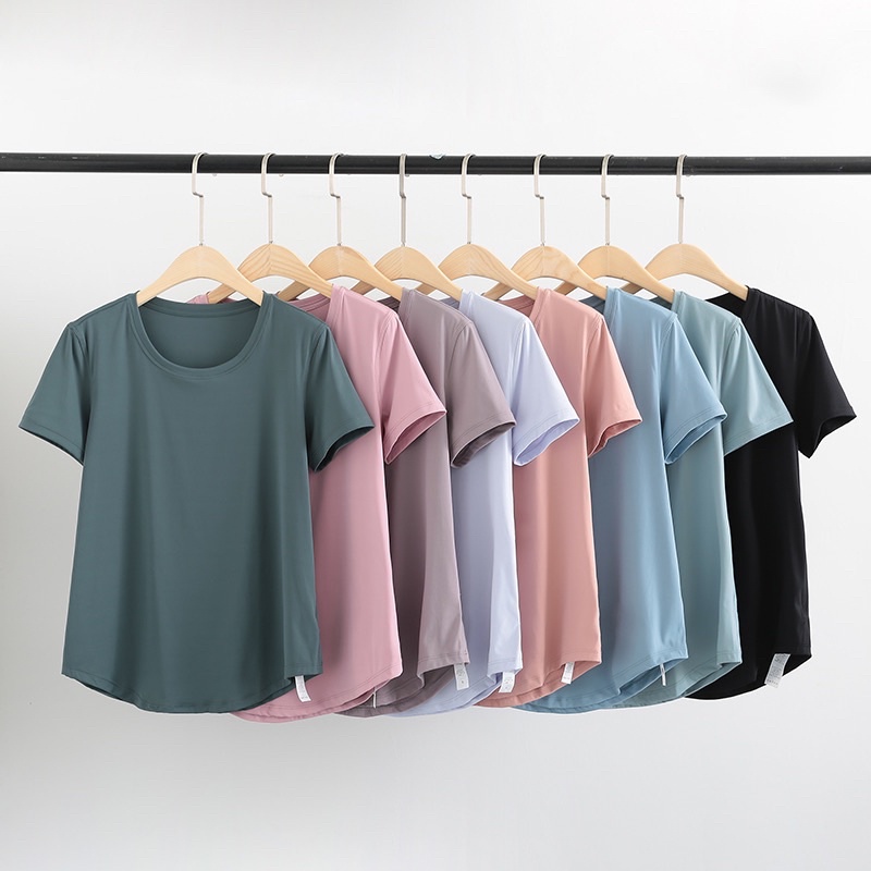 Áo thun thể thao tập gym yoga MEFIT Basic SS Top