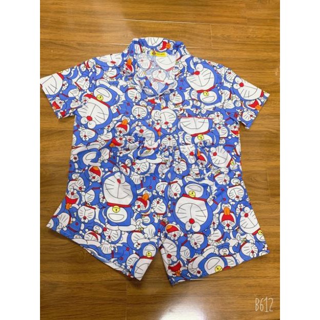 Đồ Bộ Pijama Kate Thái Hình Dễ Thương Tay Ngắn Quần Đùi Không Viền Dưới 58KG P1