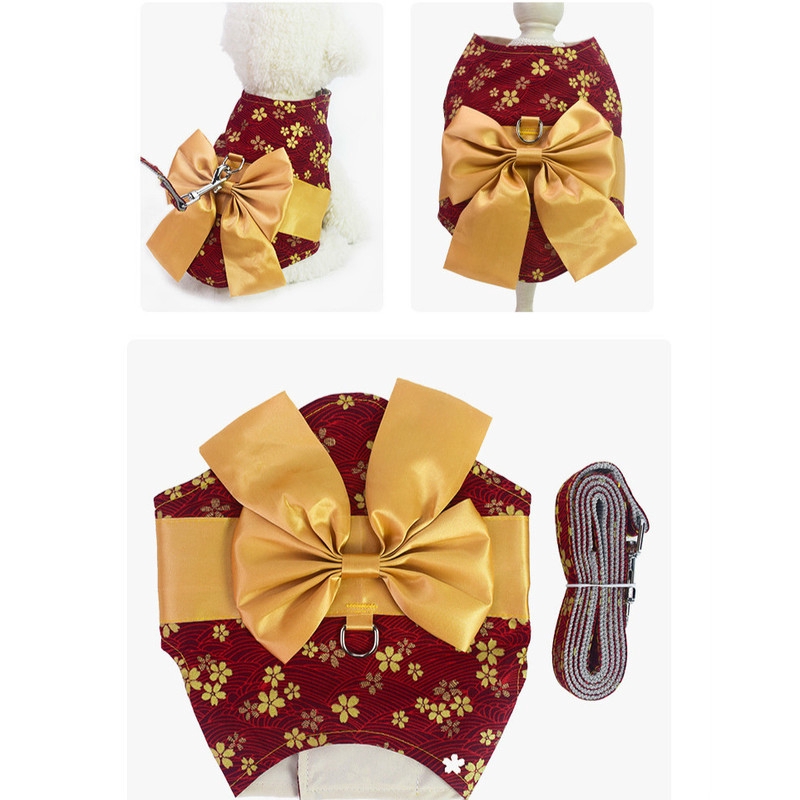 Áo Kèm Dây Dắt Thú Cưng Đi Dạo Kiểu Nhật