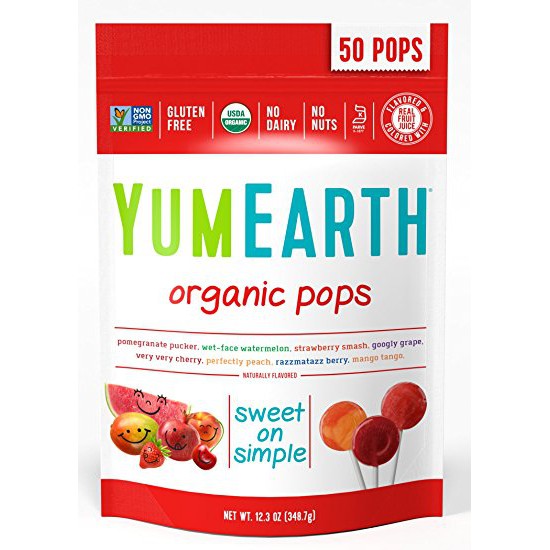 Kẹo mút hữu cơ Yummy Earth