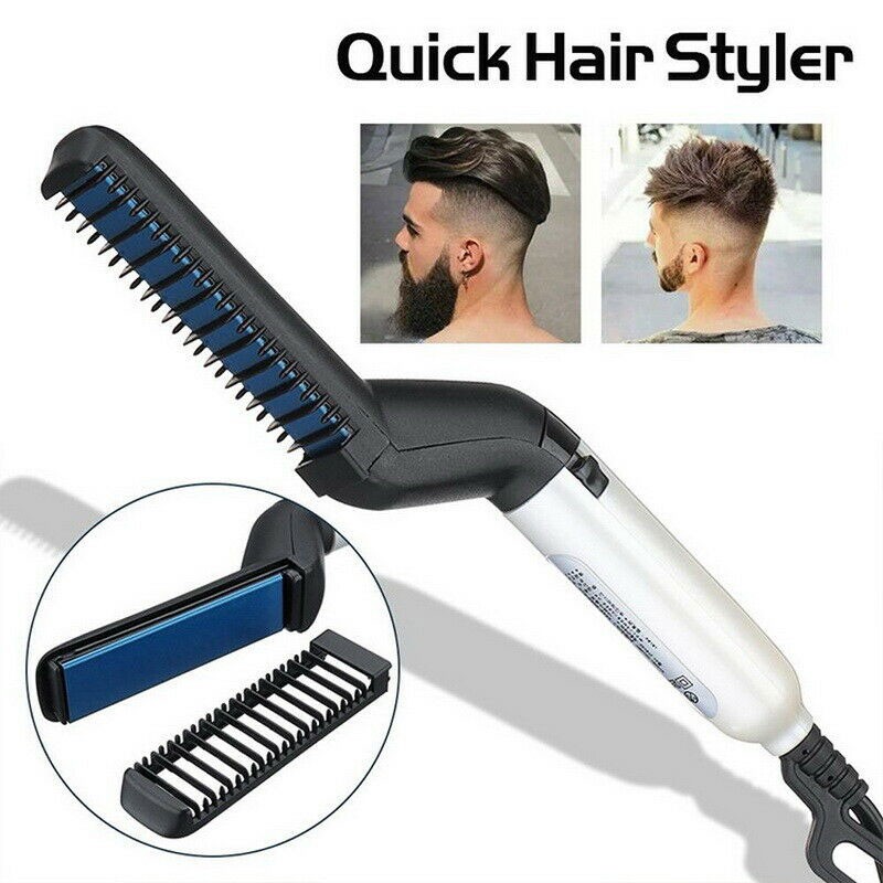 Máy Tạo Kiểu Tóc Đa Năng M-Styler Hàn Quốc Mới Nhât- Lược Điện Siêu Tốc Chải Thẳng Cho Nam Cao Cấp- Tóc- Thần Thá