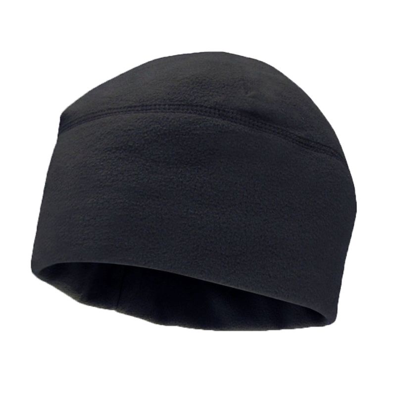 Mũ beanie bằng vải nỉ mềm màu trơn dày dặn ấm áp chống gió cho nam nữ
