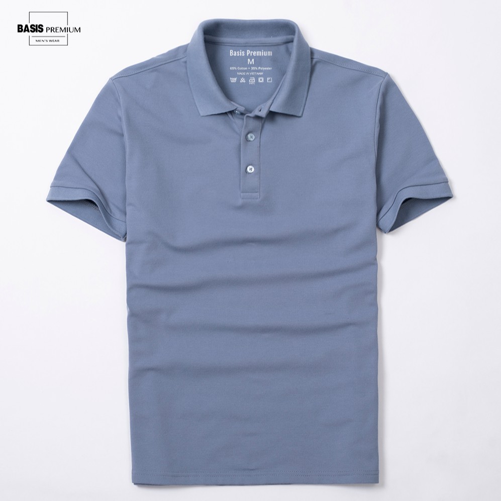 Áo thun POLO cổ bẻ trẻ trung, lịch lãm - Màu mới cực sang trọng BASIS APL22 | BigBuy360 - bigbuy360.vn