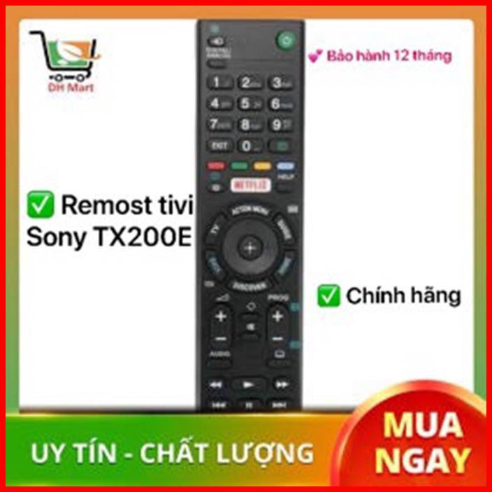 Điều khiển Ti Vi Sony 4K RMT- TX100D thay thế RMT- TX201p và TX100p và dùng tất cả tv Sony