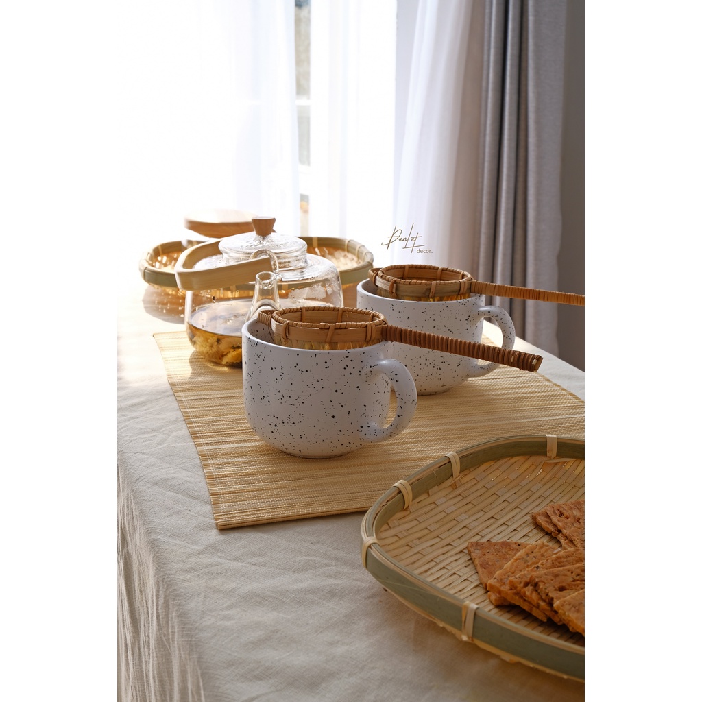 Dụng cụ lọc trà bằng tre phong cách Nhật Bản - Japanese Tea Strainer