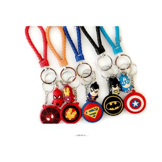 Bag Pendant Avengers Captain America Keychain Spiderman Keyring Móc khóa