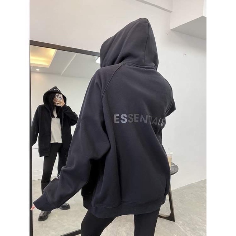 Áo nỉ hoodie Essentials áo nỉ bông unisex nam nữ form lên rất đẹp | BigBuy360 - bigbuy360.vn