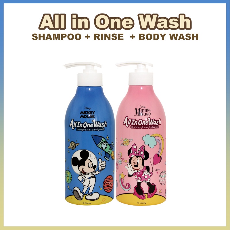 Sữa tắm / dầu gội đầu Disney Mickey Minnie