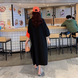 【Plus Size】(40-150kg) Đầm Dài Tay Lửng size Lớn Cho Nữ