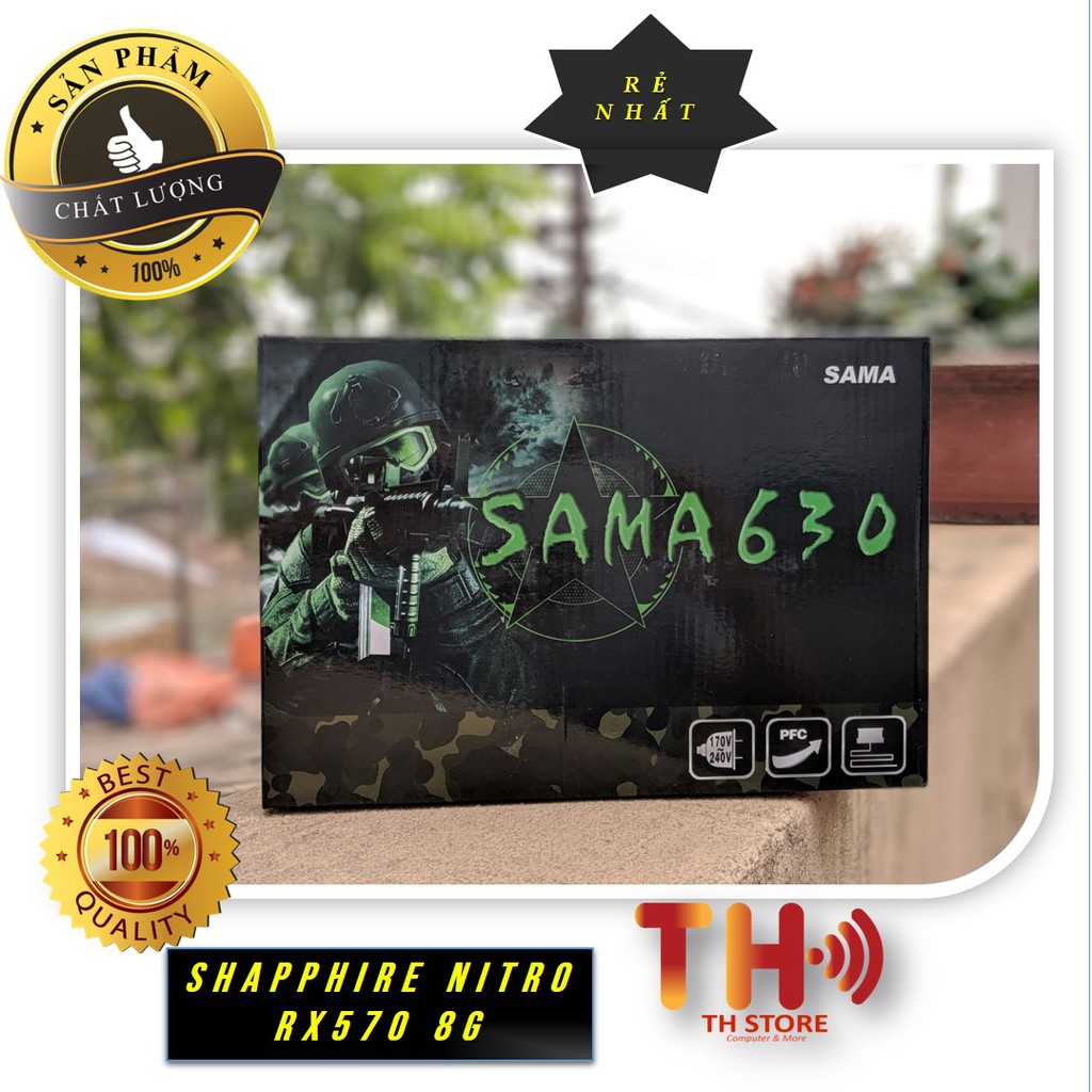 Nguồn máy tính Sama 630 Công Suất Thực  Bảo hành 36 tháng