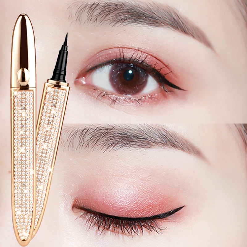 Bút kẻ mắt nước tự dính đầu mịn chống thấm nước sáng tạo