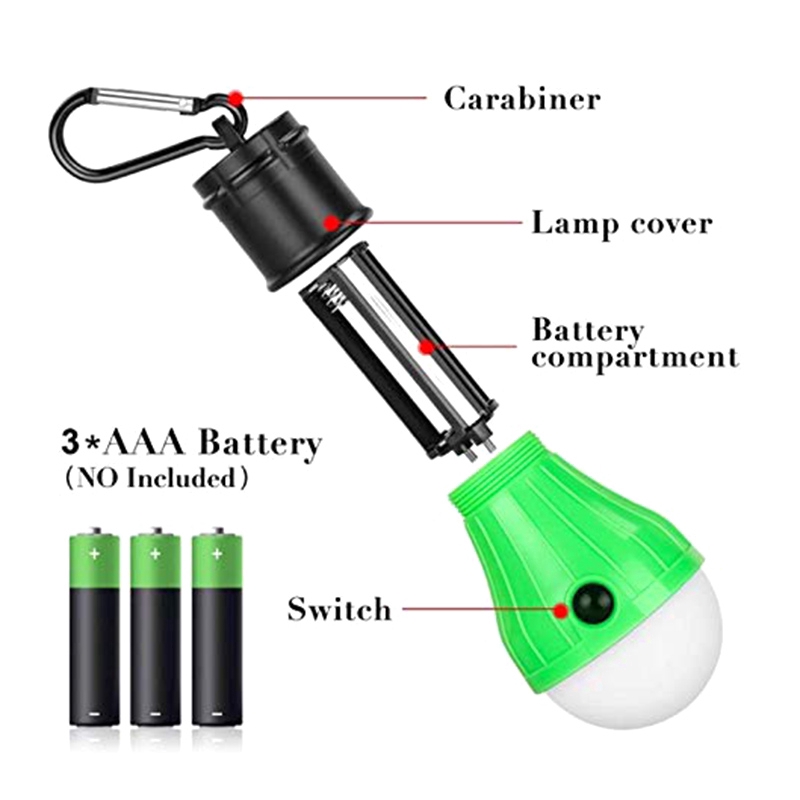 Bóng đèn LED dạng treo cho trường hợp khẩn cấp tiết kiệm năng lượng khi cắm trại