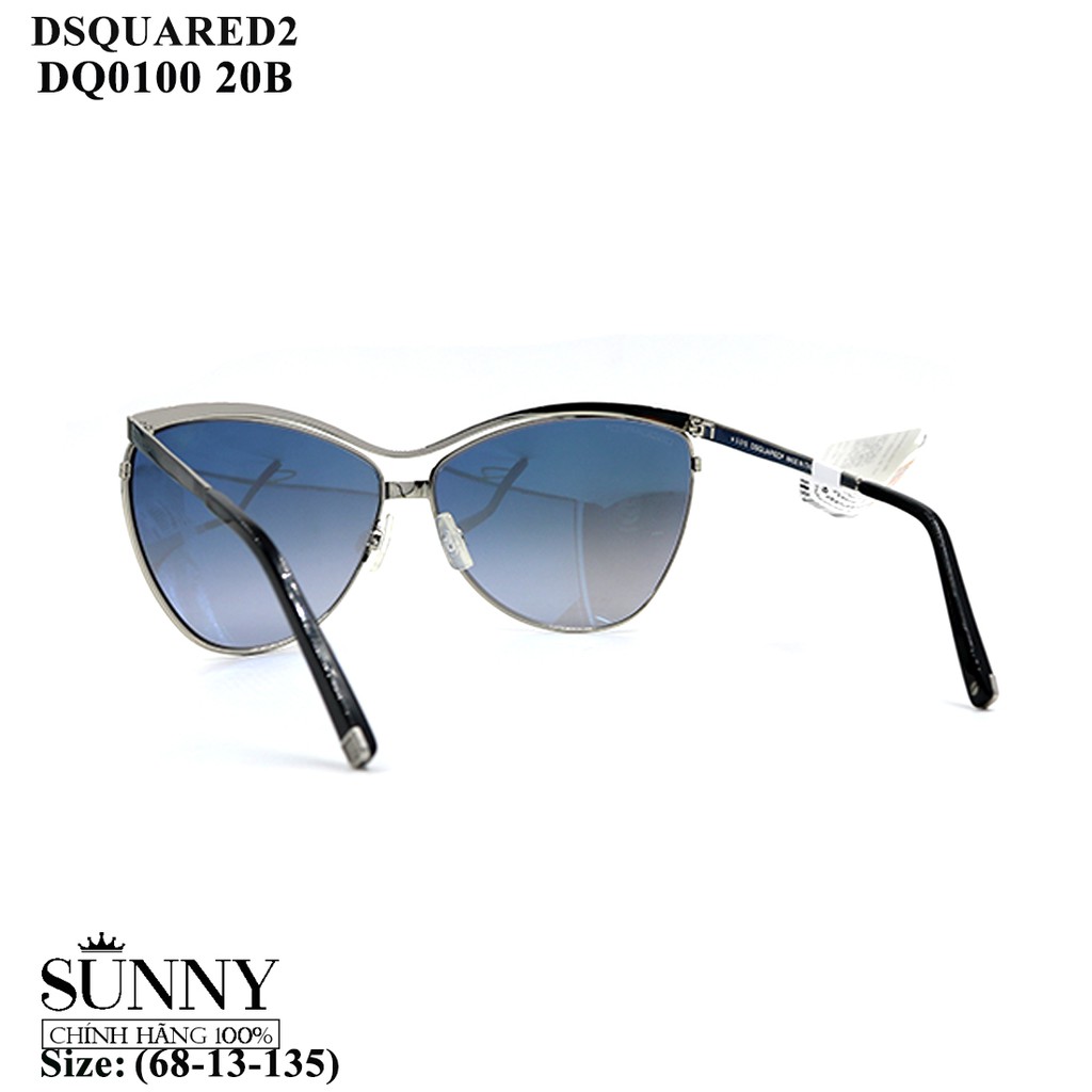 (Hàng chính hãng) Kính mát nam nữ Dsquared2 DQ0100 màu sắc thời trang