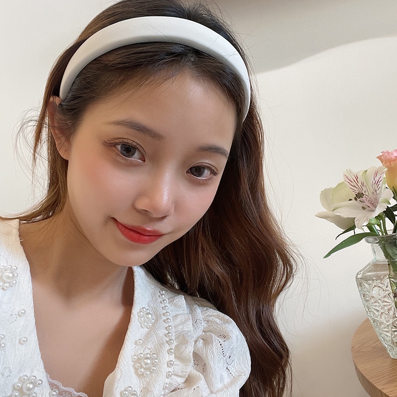 Cài tóc xốp đơn giản thời trang nhiều màu tùy chọn cho nữ