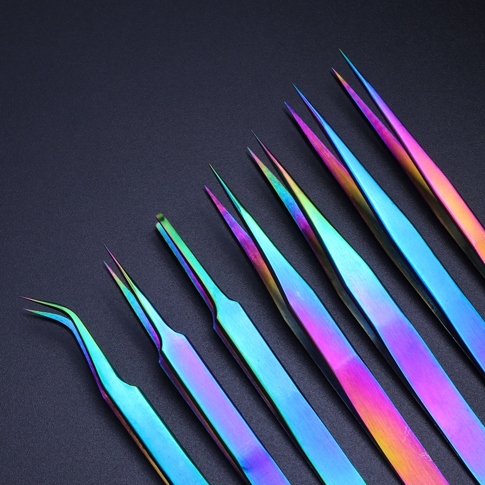 Nhíp Nhổ/Ghép Nối Lông Mi Lông Mày Đa Năng Tiện Dụng Bằng Thép Không Gỉ Chất Lượng Cao