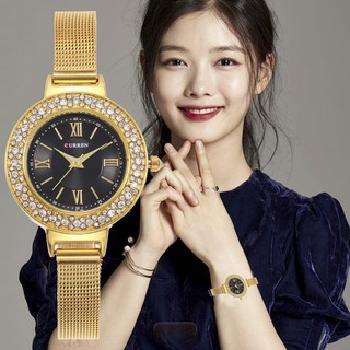 Đồng Hồ Nữ Curren 8033 Sang Trọng Quý Phái-Full Box