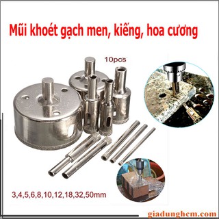 Mũi khoét gạch men, kiếng, hoa cương