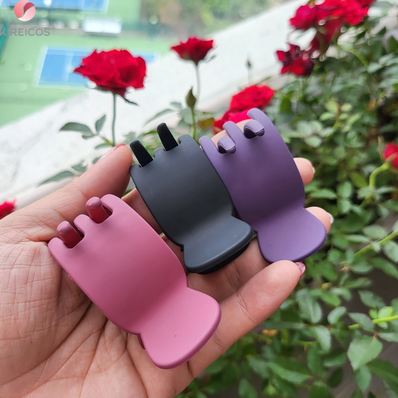 1 Kẹp Gấp Tóc 5 Chấu Nhám Nhiều Màu Cực Xinh Giao Màu Ngẫu Nhiên