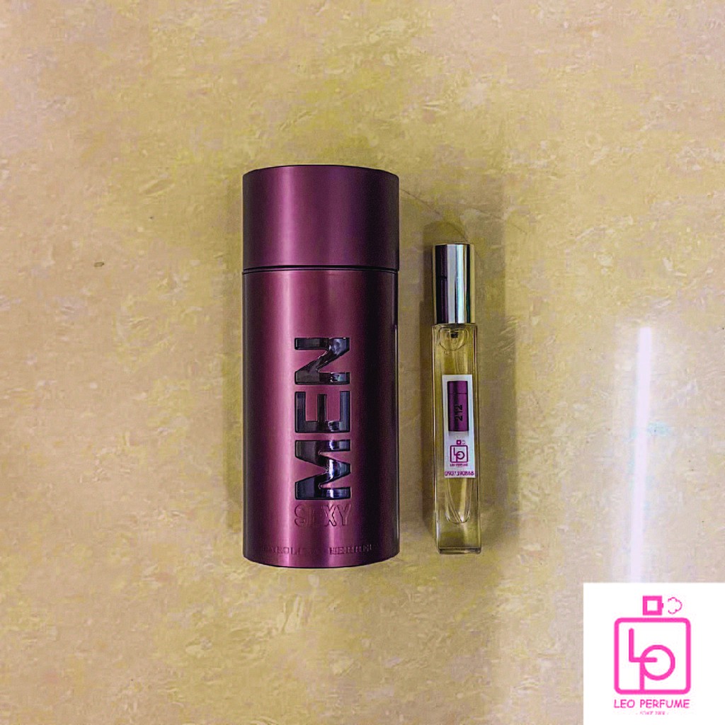 Leo Perfume - nước hoa 212 Sexy Men 10ml - Best Seller nước hoa phòng the