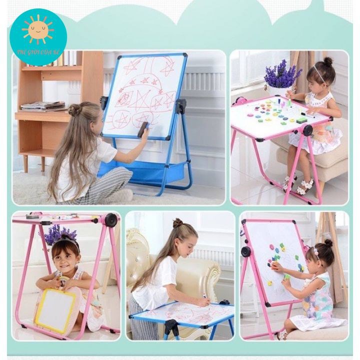 Bảng Vẽ  mặt có từ tính, xóa dễ dàng không bám bụi - Bảng vẽ trẻ em bảng vẽ giáo dục