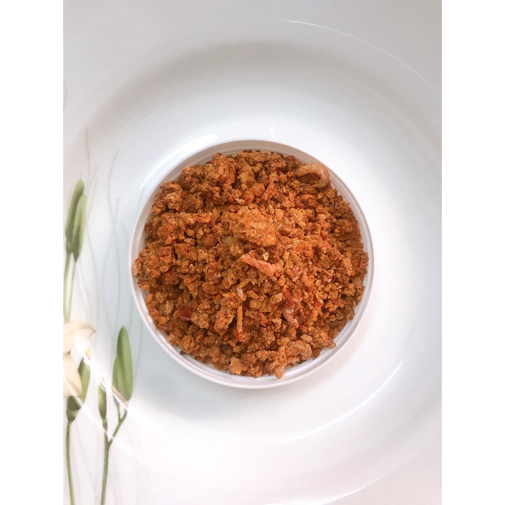 Hủ 200g Muối Tôm Tây Ninh Đặc Biệt Cay Thơm loại hạt ăn bánh tráng cực ngon