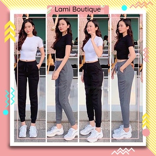 Quần len tăm bo gấu chất len tăm dày dặn mã k0023 - lami boutique