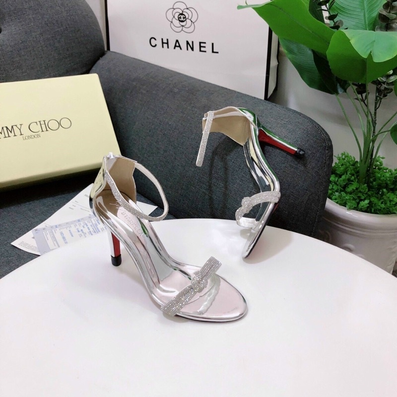 [Hàng Mới Về] GIÀY SANDAL DÂY ĐÁ HẬU DÂY KÉO KHOÁ SANG CHẢNH