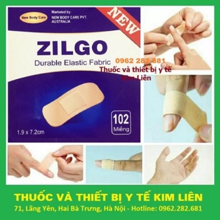 BĂNG DÁN CÁ NHÂN ZILGO HỘP 102M