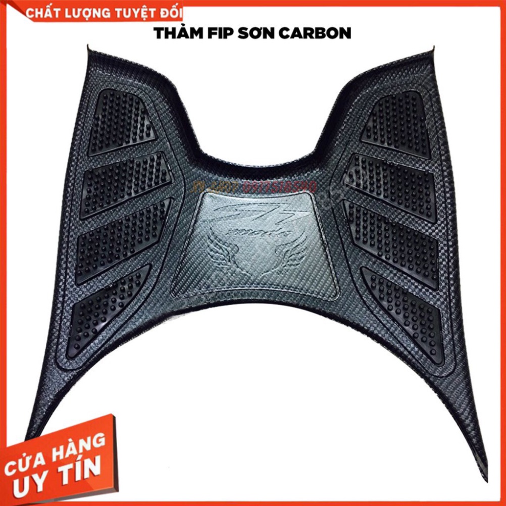 thảm để chân SH mode sơn carbon Ảnh thật Sp