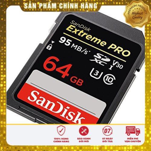 Thẻ Nhớ Máy Ảnh SD Extreme Pro 633x 64GB Class 10 U3 95MB/S tốc độ cao | BigBuy360 - bigbuy360.vn