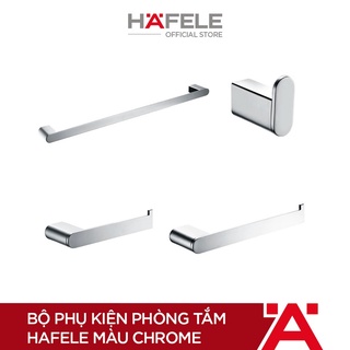 Bộ phụ kiện phòng tắm Hafele - 499.98.351 màu chrome