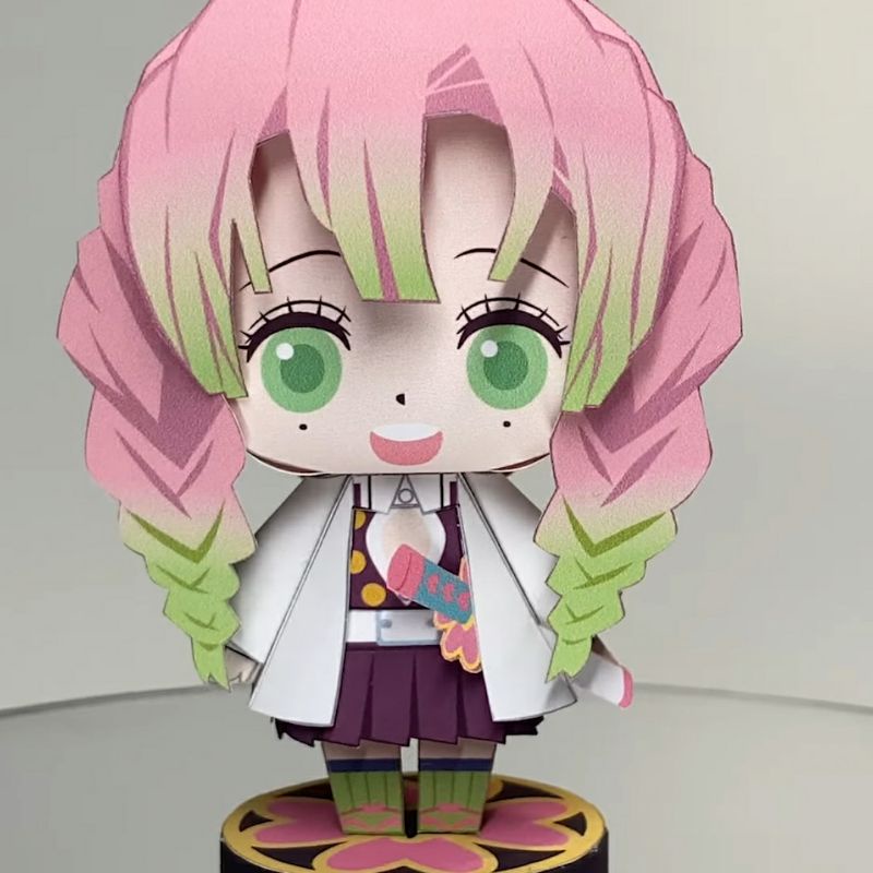 Mô hình giấy anime Luyến Trụ Kanroji Mitsuri ver.2