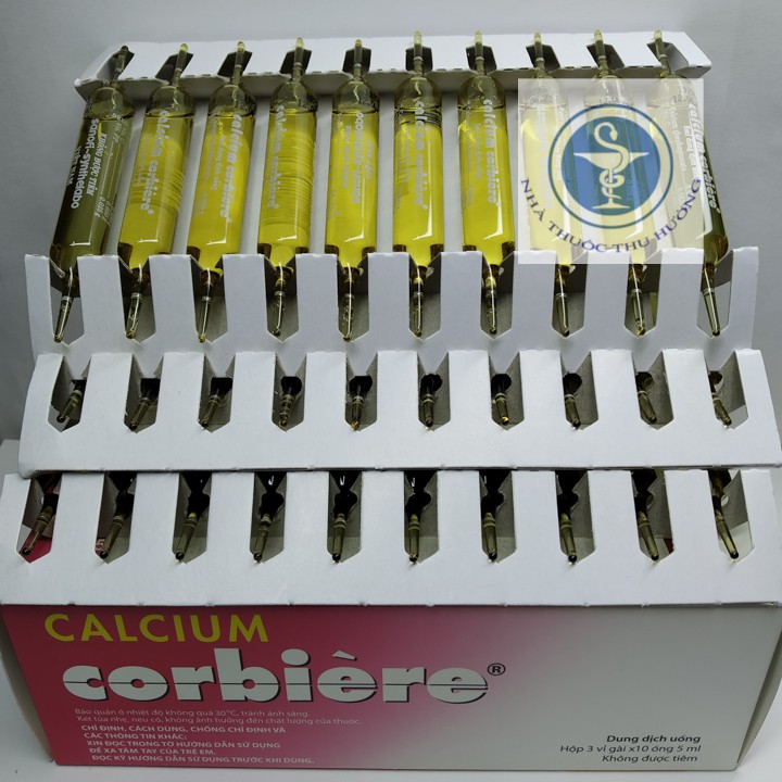 Calcium corbiere trẻ em bổ sung canxi hộp 30 ống 5ml | Thế Giới Skin Care