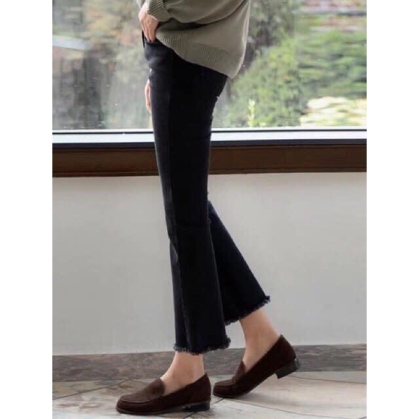 Quần denim ống loe co giãn 4 chiều thời trang siêu tôn dáng
